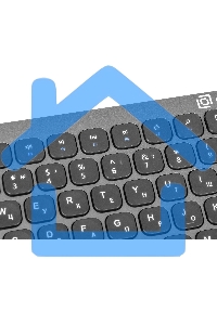 Комплект клавиатура + мышь Оклик 300M клав:серый мышь:серый/черный USB беспроводная slim