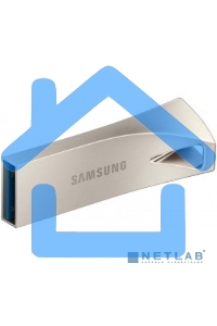 Флешка USB R/W 64 Gb USB Drive <USB 3.1> Samsung BAR Plus (up to 300Mb/s) (MUF-64BE3/APC) серебристый