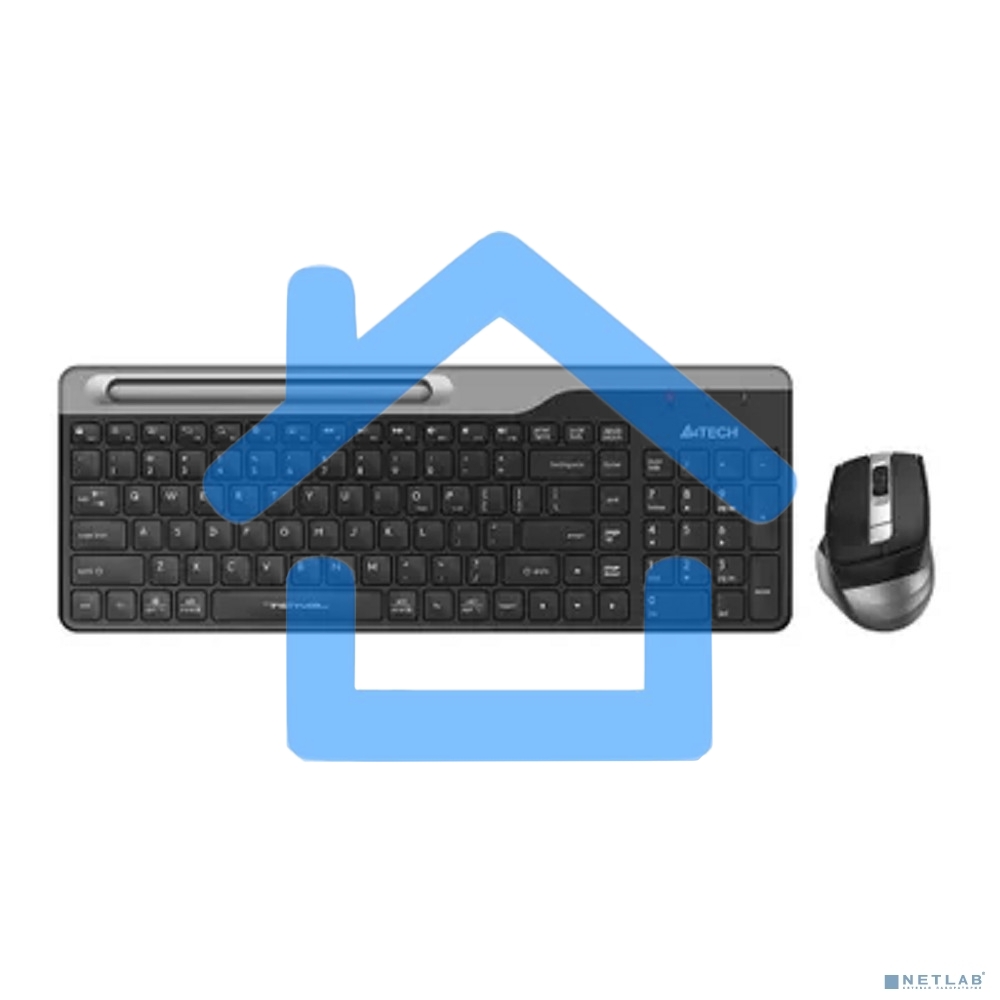 Клавиатура + мышь A4Tech Fstyler FB2535C клав:черный/серый мышь:черный/серый USB беспроводная Bluetooth/Радио slim