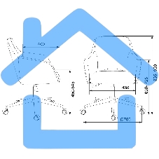 Кресло офисное Бюрократ CH-380SL серая жемчужина Italia 26, крестовина металл хром