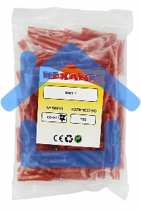 Соединительная гильза изолированная L-27.3 мм нейлон 0.5-1.5 мм² (ГСИ(н) 1.5/ГСИ-н 0,5-1,5) красная Rexant