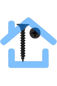 Саморез гипсокартон-металл KRANZ 3.5х25, пакет (50 шт./уп.)