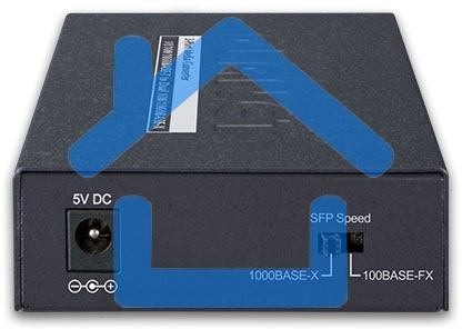 GT-1205A медиа конвертер 1-Port 10/100/1000Base-T - 2-Port Gigabit SFP Switch/Redundant Media Converter