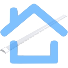 Светильник светодиодный Gauss IP40 1200*76*24мм 36W 3200lm 4000K WLF-2 сталь