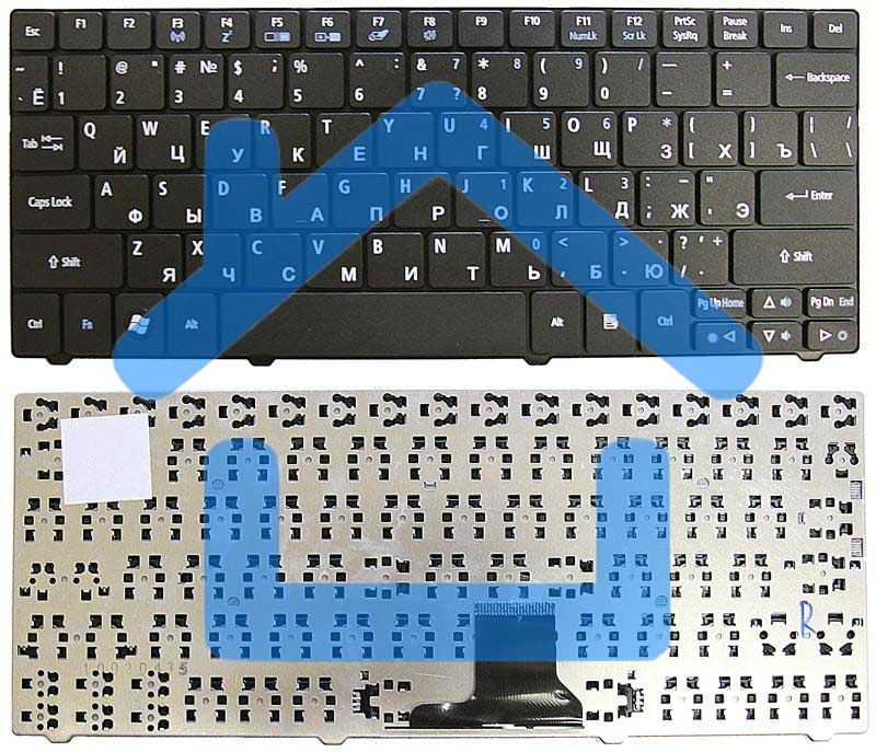 Клавиатура для ноутбука Acer Aspire 1830T 1825 1810T Acer Aspire One 721 722 черная