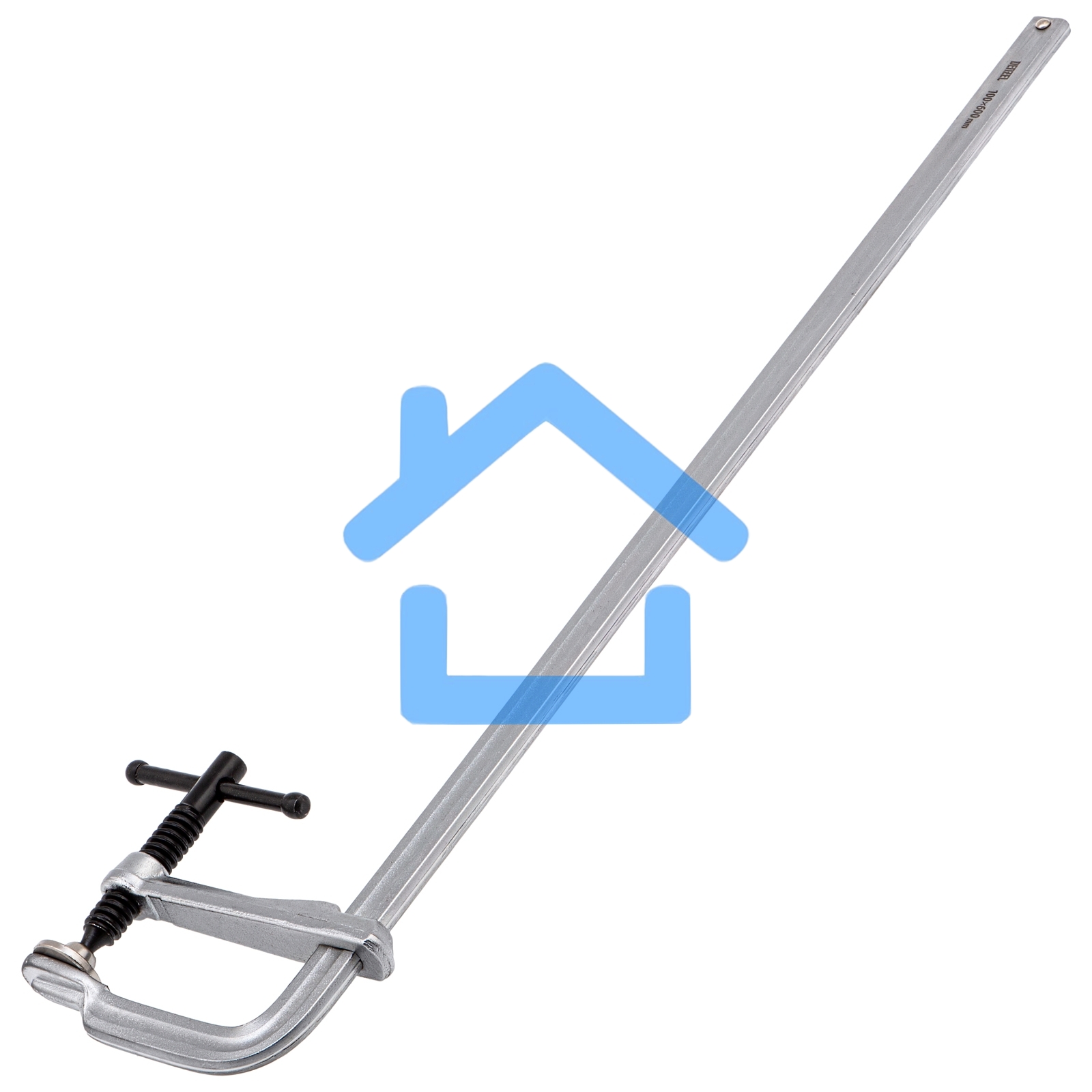 Струбцина Denzel F-образная, 100x600 мм, кованая