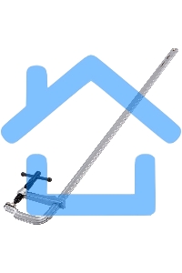 Струбцина Denzel F-образная, 100x600 мм, кованая