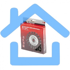 Щетка Matrix для УШМ 125 мм, М14, плоская, крученая проволока 0,35 мм