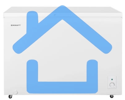 Морозильный ларь Kraft BD (W)-340RX, белый, 318л