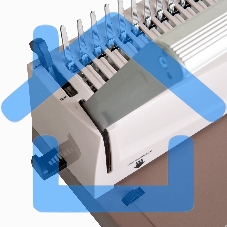 Переплетчик ГЕЛЕОС БП-16 коричневый на пластиковую пружину, А4, ручная перфорация 16 листов, переплет макс до 500 л., глубина перфорации 2-3-4-5 мм