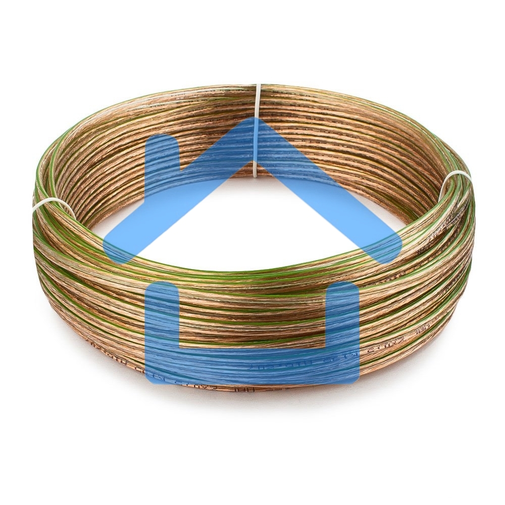 Акустический кабель Cablexpert CC-TC2x0,5-20M, прозрачный,  20 м, бухта