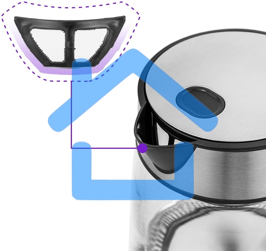 Чайник Kitfort КТ-6105 Мощность 1850–2200 Вт.Ёмкость 1,7 л.Режимы нагрева 100 °С