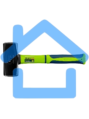 Кувалда СИБРТЕХ 10916, 1500 г, фибергласовая обрезиненная рукоятка