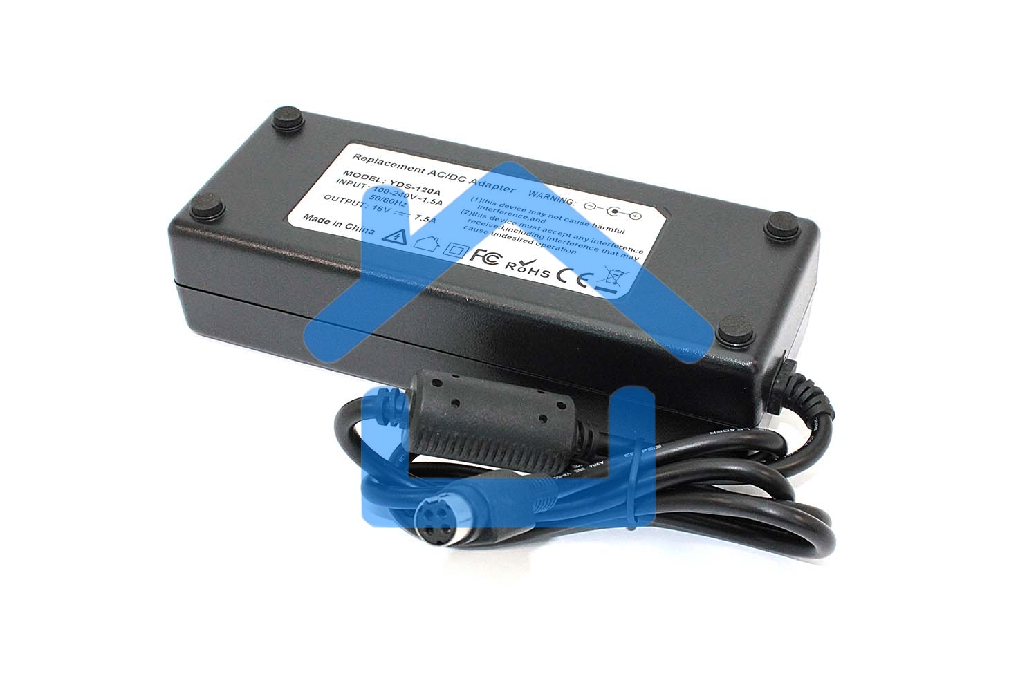 Блок питания (сетевой адаптер) для ноутбуков Lenovo 16V 7.5A Round four hole OEM