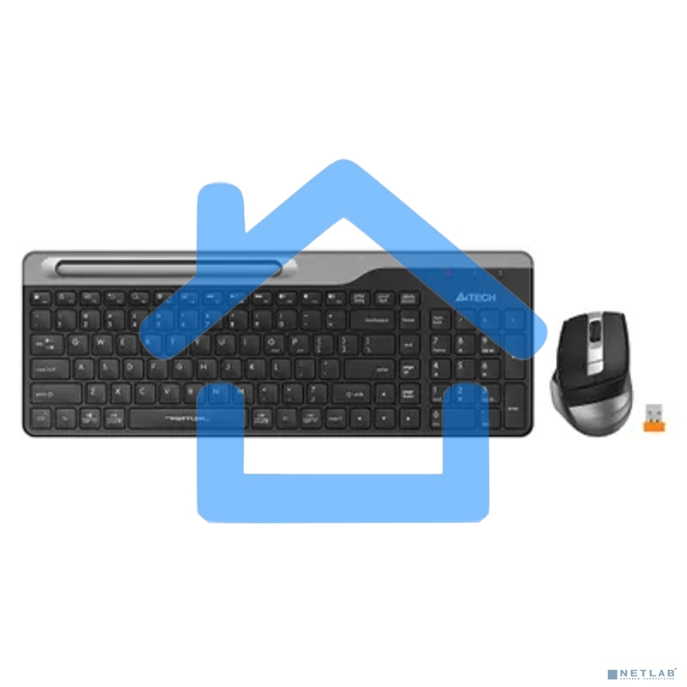 Клавиатура + мышь A4Tech Fstyler FB2535C клав:черный/серый мышь:черный/серый USB беспроводная Bluetooth/Радио slim