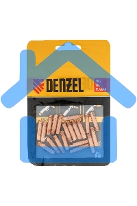 Токосъемный наконечник под проволоку 1,2 мм, М5х24, E-CU, 20 шт для MIG горелки тип 15 Denzel