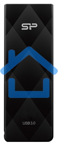 Флешка USB R/W Silicon Power R/W 16Gb Blaze B20 SP016Gb,UF3B20V1K USB3.0 черный