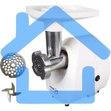 Мясорубка электрическая Аксион М25.10, белый мрамор, 1500 Вт, до 10кг/ч