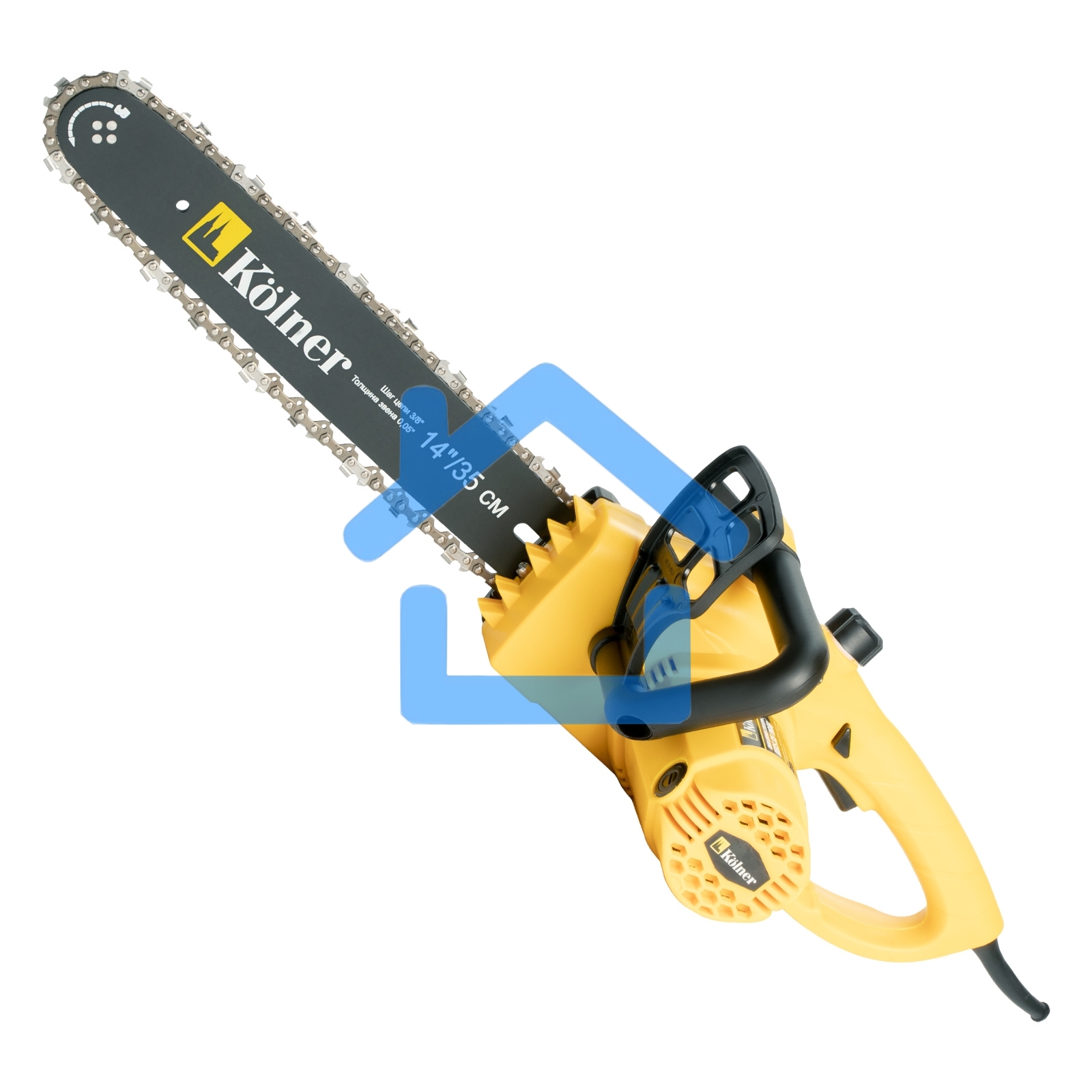 Пила цепная электрическая KOLNER KECS 35/1600 1600Вт, длина шины 14