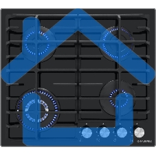 Газовая варочная панель Maunfeld EGHG.64.63CB/G