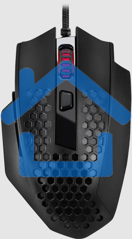 Мышь проводная Defender Redragon Bomber черный, 12400 dpi, USB, кнопки - 7