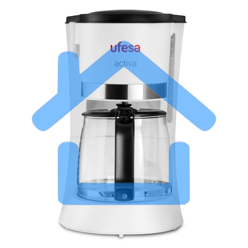 Кофеварка капельная Ufesa CG7123 ACTIVA белый, исп. кофе - молотый, 1.5 л, 800 Вт.
