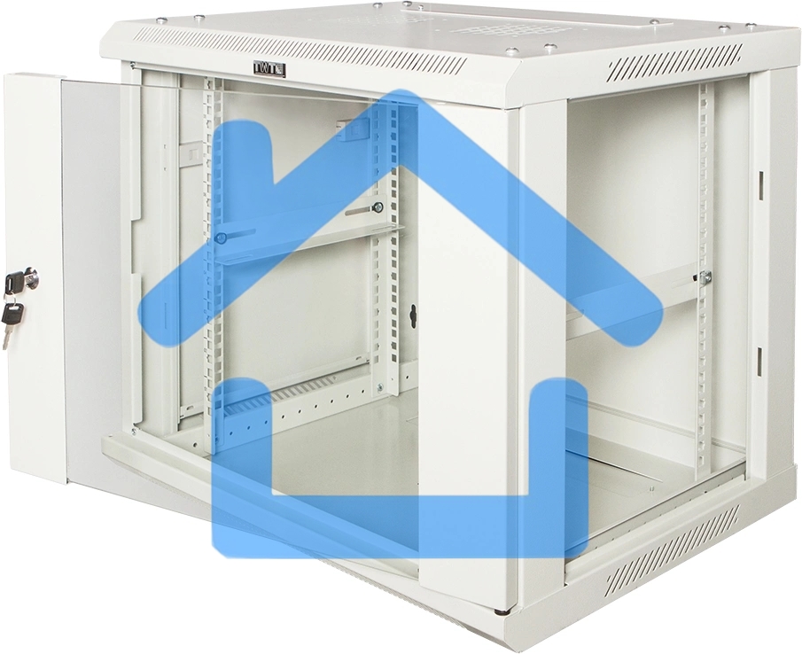 Шкаф настенный серии Pro, 9U 600x800, стеклянная дверь