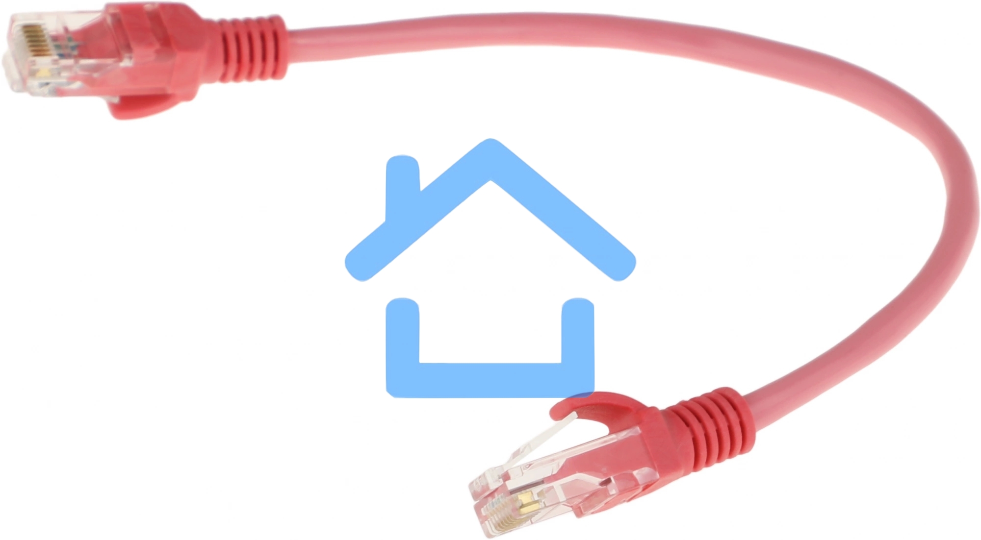 Патч-корд UTP Cablexpert кат.5e, 0.25м, литой, многожильный, розовый