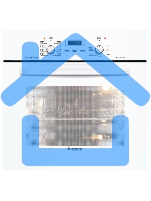 Духовой шкаф электрический Gefest ДА 622-02 Б, встраиваемый (белый)