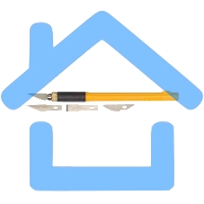 Канцелярский нож OLFA OL-AK-4 нерж.сталь пластик 0.4см