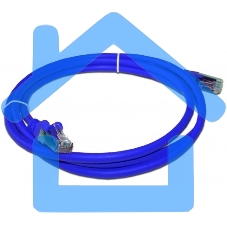 Патч-корд LANMASTER FTP, вилка RJ-45, вилка RJ-45, кат.6А, LSZH, 2м, синий lan-pc45/s6a-2.0-bl