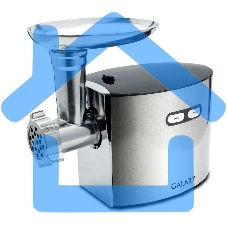 Мясорубка электрическая Galaxy Line GL 2400, серебристый, 1200 Вт, корпус из нержавеющей стали, функция 