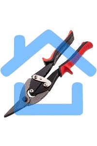 Ножницы по металлу Matrix, 250 мм, левые, обрезиненные рукоятки