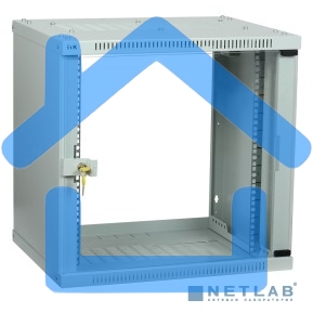 Шкаф ITK LWE3-06U66-GF LINEA WE 6U 600x600 мм дверь стекло серый