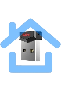 Флешка USB Netac 8 Gb UM81 NT03UM81N-008G-20BK USB 2.0 черный