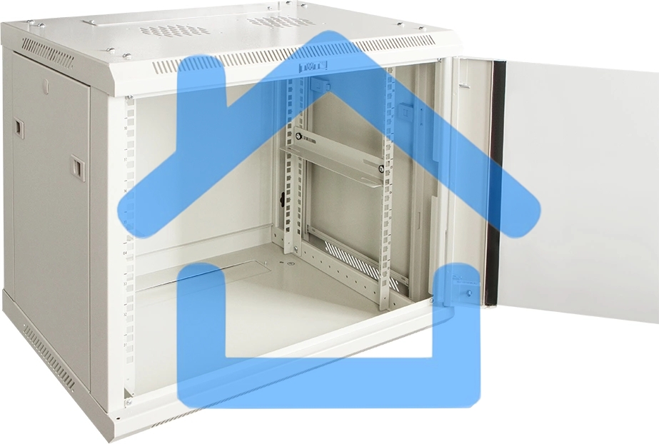 Шкаф настенный серии Pro, 9U 600x800, стеклянная дверь
