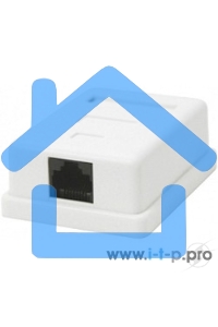 Розетка GEMBIRD NA212 RJ-45 кат.5e внешняя 1 порт, 110&Krone
