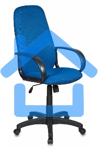 Кресло руководителя Бюрократ CH-808AXSN/TW-10 синий TW-10