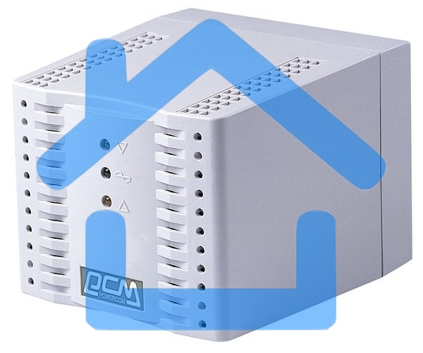  Стабилизатор напряжения Powercom Voltage Regulator, 2000VA, White, Schuko