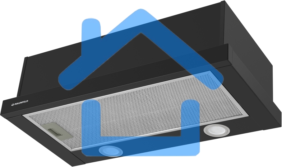 Вытяжка встраиваемая Maunfeld VS Light 50 черный, 50 см, 520 куб. м/ч, 56 дБ