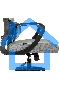 Кресло руководителя Бюрократ Sigma 2 серый, сетка/ткань, крестов. пластик