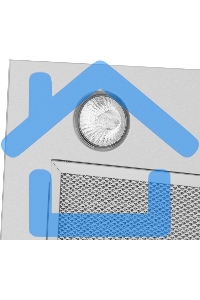 Вытяжка встраиваемая Maunfeld Crosby SINGL 60 нержавеющая сталь, 60 см, 850 куб. м/ч, 48 дБ