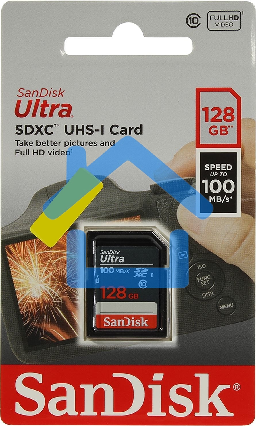 Карта памяти SDXC 128GB UHS-I SDSDUNR-128G-GN3IN SANDISK