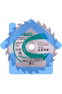 Пильный диск по дереву ф185 х 20 мм, 24 зуба + кольцо 20/16мм Gross