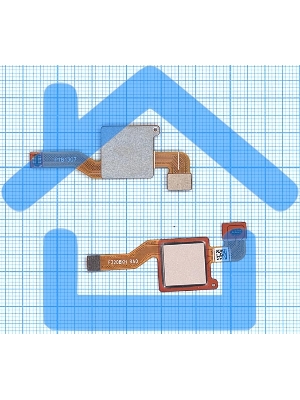 Шлейф со сканером отпечатка пальца для Xiaomi Redmi Note 5 Pro золотой