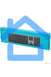 Клавиатура Oklick 890S серый USB беспроводная slim
