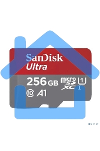 Флеш карта microSD 256Gb SanDisk microSDXC Class 10 Ultra UHS-I U1 A1 120Mb/s