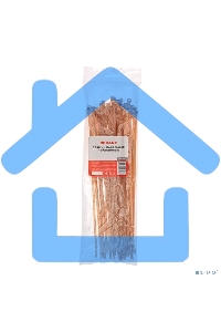 Стяжка кабельная нейлоновая 200x3,6мм, коричнево-золотая (RAL8001) (100 шт/уп) Rexant