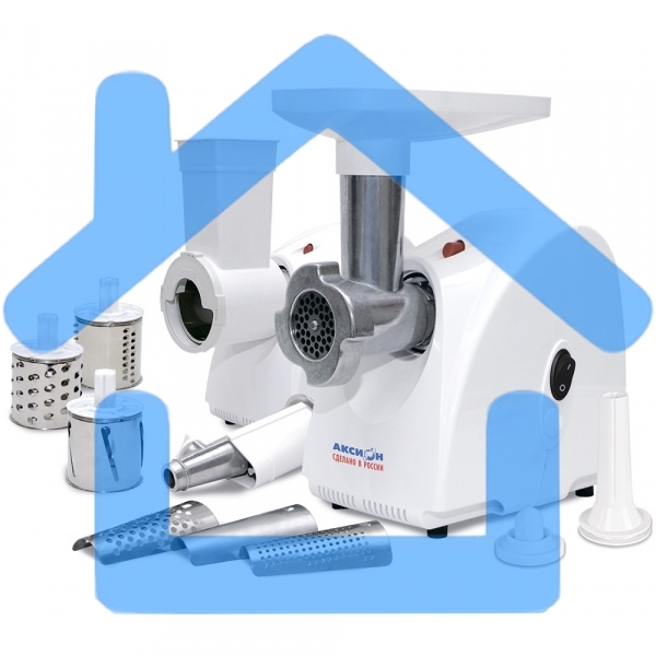 Мясорубка электрическая Аксион М32.02 1500Вт белый
