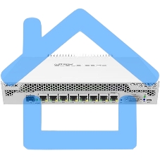 Маршрутизатор Mikrotik CCR1009-7G-1C-PC with Tilera Tile-Gx9 CPU (9-cores, 1Ghz per core), 1Gb RAM, 7xGbit LAN, 1x Combo port (1xGbit LAN or SFP), RouterOS L6, passive cooling desktop enclosure, rackmount ears, PSU
